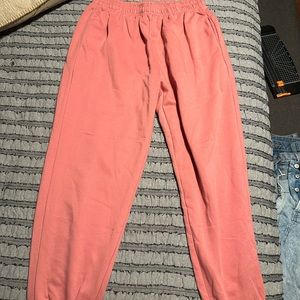 Pink sweats